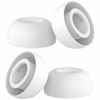 AhaStyle zamienne silikonowe końcówki do AirPods Pro 3 - M - 2 szt. - białe