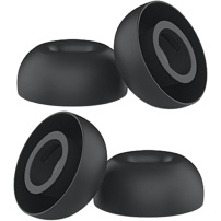 AhaStyle zapasowe silikonowe gumki do AirPods Pro 3 - L - 2 szt. - czarne