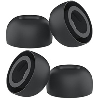 AhaStyle zapasowe silikonowe końcówki do AirPods Pro 3 - S - 2 szt. - czarne