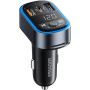 ESSAGER ES-F748 Bluetooth FM transmitter samochodowy z portami USB-C / 2x USB-A - 35W - czarny