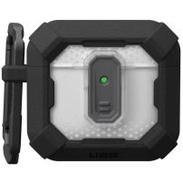 UAG Plasma wytrzymałe etui z zapięciem i karabińczykiem do AirPods 4 / 5 - czarny