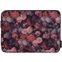 Torba we wzory kwiatowe do iPad do 11" / MacBook do 12" - czerwona