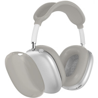 4w1 przezroczyste silikonowe etui do AirPods Max 1 / 2 - szare