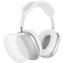 4w1 przezroczyste silikonowe etui do AirPods Max 1 / 2 - białe