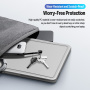 DUX DUCIS LCGB Series matowe przezroczyste etui do MacBook Neo (A3404) - szare