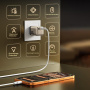 WEKOME WU-09 GaN Adapter do szybkiego ładowania z portem USB-C - 65W - pomarańczowy