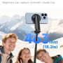 CYKE F08 mini Bluetooth Kijek do selfie z tripodem i mocowaniem MagSafe do iPhone - czarny