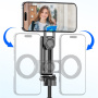 CYKE F08 mini Bluetooth Kijek do selfie z tripodem i mocowaniem MagSafe do iPhone - czarny