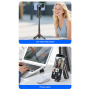 CYKE F08 mini Bluetooth Kijek do selfie z tripodem i mocowaniem MagSafe do iPhone - czarny