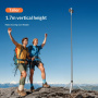 CYKE AB226 panoramiczny Bluetooth kijek do selfie z tripodem do iPhone - biały