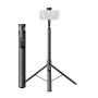 CYKE AB226 panoramiczny Bluetooth kijek do selfie z tripodem do iPhone - czarny