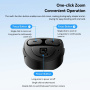ESSAGER ES-F08 mini Bluetooth kijek do selfie z tripodem i mocowaniem MagSafe do iPhone - czarny