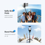ESSAGER ES-F08 mini Bluetooth kijek do selfie z tripodem i mocowaniem MagSafe do iPhone - czarny