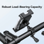 USAMS ZJ082 uchwyt na rower i motocykl na kierownicę i lusterko wsteczne do iPhone - czarno-srebrny