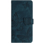 Etui zamykane we wzór motyli do iPhone Air - ciemnoniebieskie