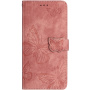 Etui zamykane we wzór motyli do iPhone 17 Pro Max - różowe