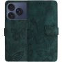 Etui zamykane we wzór motyli do iPhone 17 Pro Max - morskie