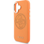 Guess Perforated 4G Logo etui z MagSafe do iPhone 17 - pomarańczowe