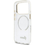 Guess IML Glitter Script Strap etui z MagSafe i paskiem do iPhone 17 Pro Max - przezroczyste