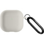 Native Union Active silikonowe etui z karabińczykiem do AirPods 4 / 5 - kremowe