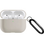 Native Union Active silikonowe etui z karabińczykiem do AirPods Pro 3 - kremowy