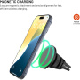 FIXED MagRound 3 uchwyt magnetyczny do samochodu do kratki nawiewu z ładowaniem bezprzewodowym do iPhone - czarny
