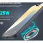 FIXED MagRound 3 uchwyt magnetyczny do samochodu do kratki nawiewu z ładowaniem bezprzewodowym do iPhone - czarny