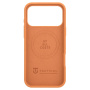 Tactical Velvet Smoothie silikonowe etui z MagSafe do iPhone 17 Pro Max - pomarańczowy