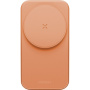 ENERGEA MagTrio 2 3w1 składana magnetyczna bezprzewodowa podstawka do iPhone / Apple Watch / AirPods - 25W - pomarańczowa