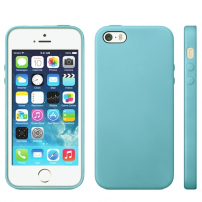 Etui w oryginalnym Apple designu dla iPhone 5 / 5S / SE (2016) - niebieskie