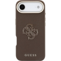 Guess Resin Logo etui do iPhone Air - brązowy