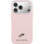 Karl Lagerfeld Karl and Choupette Heads Pins etui ze skóry PU z MagSafe do iPhone 17 Pro Max - różowy