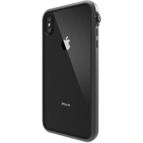 Catalyst Impact etui z czarną ramką do Apple iPhone XS Max - przezroczyste