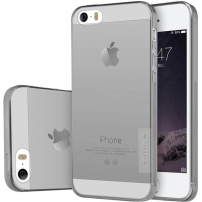 Nillkin Nature etui przezroczyste do Apple iPhone 5 / 5S/ SE (2016) - szare