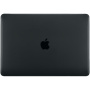 ENKAY 3w1 błyszczące etui z ultra cienkim etui na klawiaturę EU i zaślepkami portów do MacBook Neo (A3404) - czarne