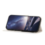 Etui zamykane w paski do iPhone 17 Pro - niebiesko-białe