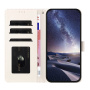 Etui zamykane w paski do iPhone 17 Pro - niebiesko-białe