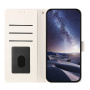 Etui zamykane w paski do iPhone 17 Pro - niebiesko-białe