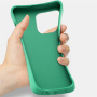 Matowe biodegradowalne etui do iPhone 15 Pro - czerwone