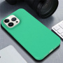 Matowe biodegradowalne etui do iPhone 15 Pro - ciemnoniebieskie