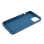 Matowe biodegradowalne etui do iPhone 15 - ciemnoniebieskie