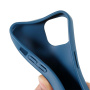 Matowe biodegradowalne etui do iPhone 15 - ciemnoniebieskie