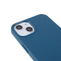 Matowe biodegradowalne etui do iPhone 15 - ciemnoniebieskie