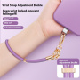 Silikonowy regulowany pasek do mocowania na etui do iPhone - szary
