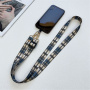 Regulowany pasek z motywem do mocowania na etui do iPhone - w kratkę