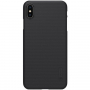 Nillkin Super Frosted etui do iPhone XS Max - czarne