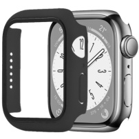 Hat Prince pokrowiec ochronny ze szkłem hartowanym dla Apple Watch 40mm - czarne