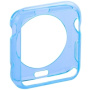 HAWEEL cienkie przezroczyste etui ochronne do Apple Watch 42mm – niebieskie