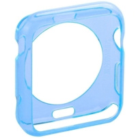 HAWEEL cienkie przezroczyste etui ochronne do Apple Watch 42mm – niebieskie