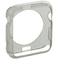 HAWEEL cienkie przezroczyste etui ochronne do Apple Watch 42mm – szare